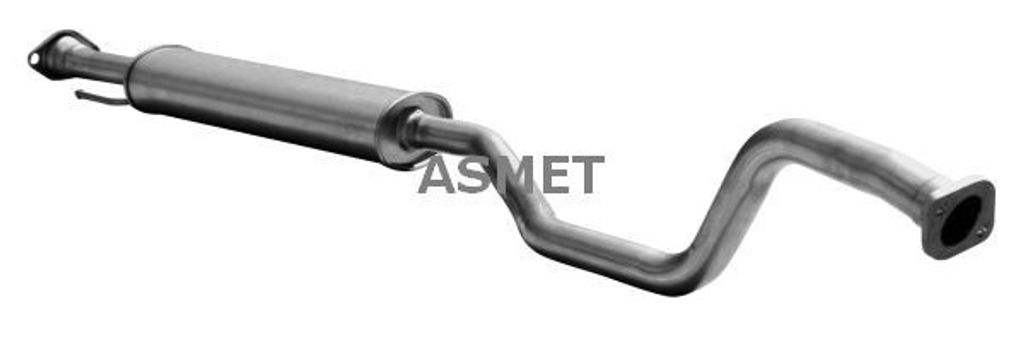 ASMET 14.053 Mittelschalldämpfer Schalldämpfer für NISSAN JUKE (F15)