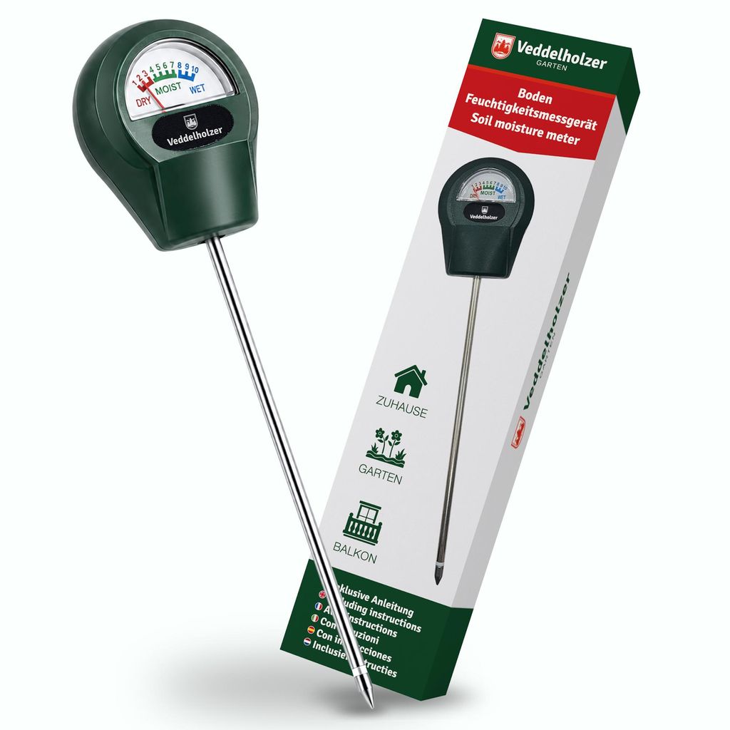 Veddelholzer Boden-Feuchtigkeitsmessgerät für Pflanzen, Produktbild 