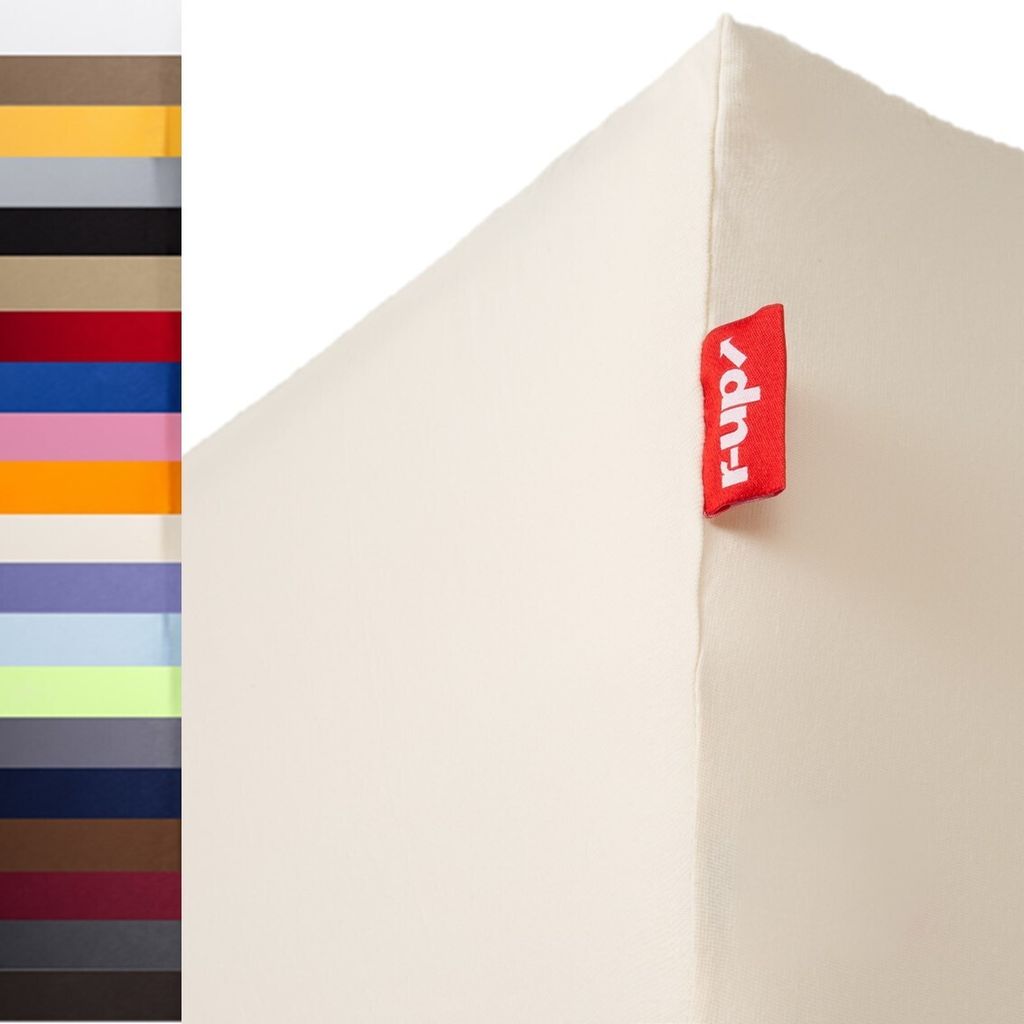 r-up Spannbettlaken, natur, 180x200-200x220 cm bis 35 cm Produktbild