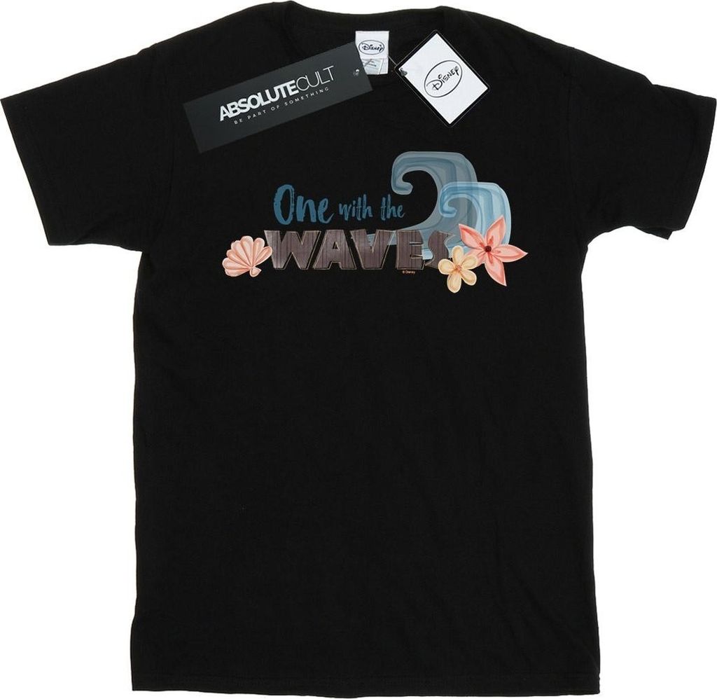 Disney - "One The Waves" T-Shirt für Herren BI42588 (M) (Schwarz)