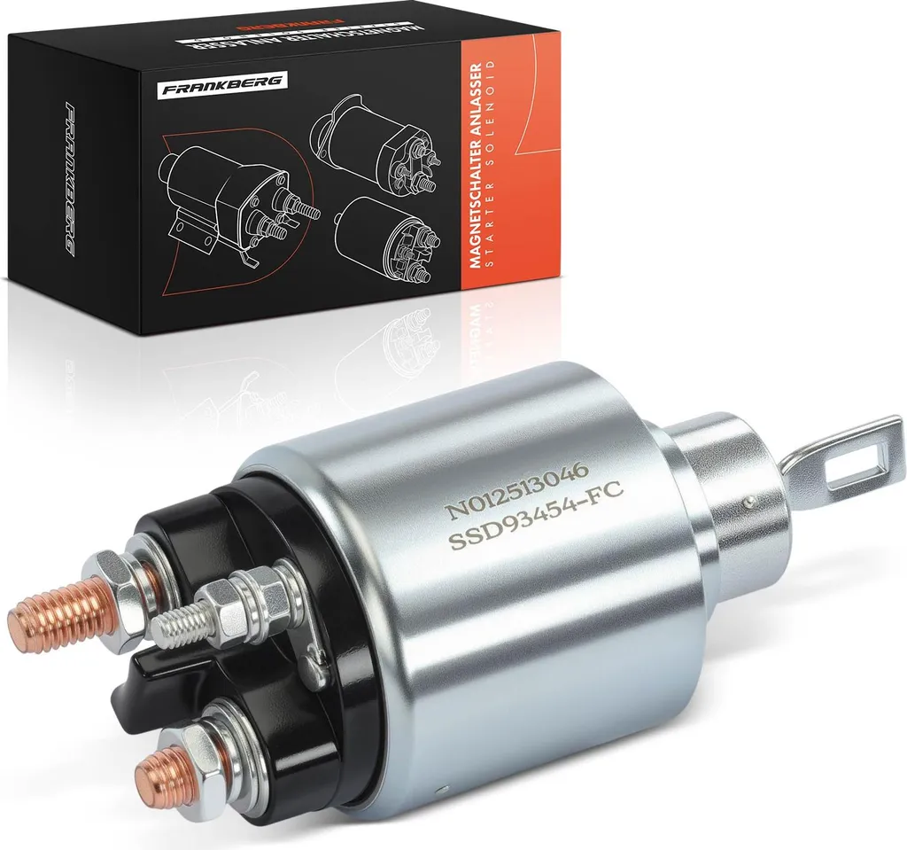 Interruttore Solenoide Frankberg per Audi A6 Skoda Fabia VW Touran 12V