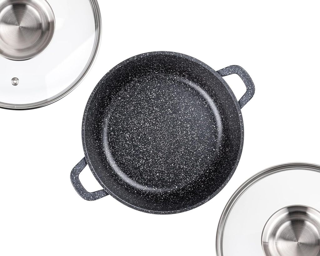 Klönberg 12-teiliges Topfset, antihaftbeschichtet, ideal Produktbild 
