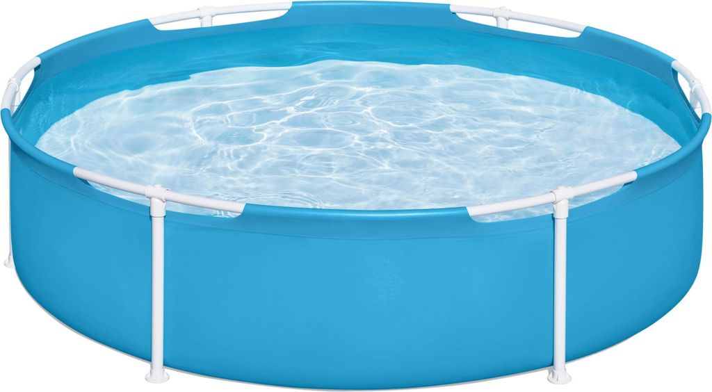 Bestway® My First Frame Pool Ø 152 x 38 cm, blau, rund Produktbild 