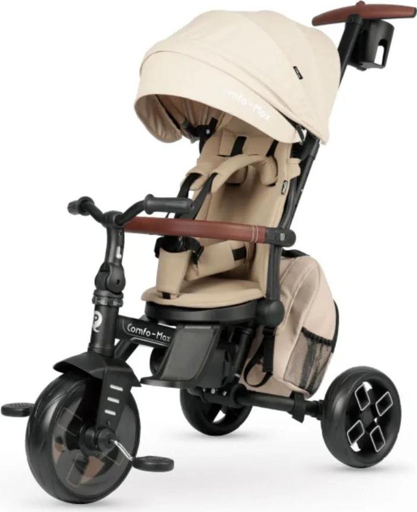 Qplay Comfo Max 6 In 1 Dreirad-kinderwagen Beige Beige One Size