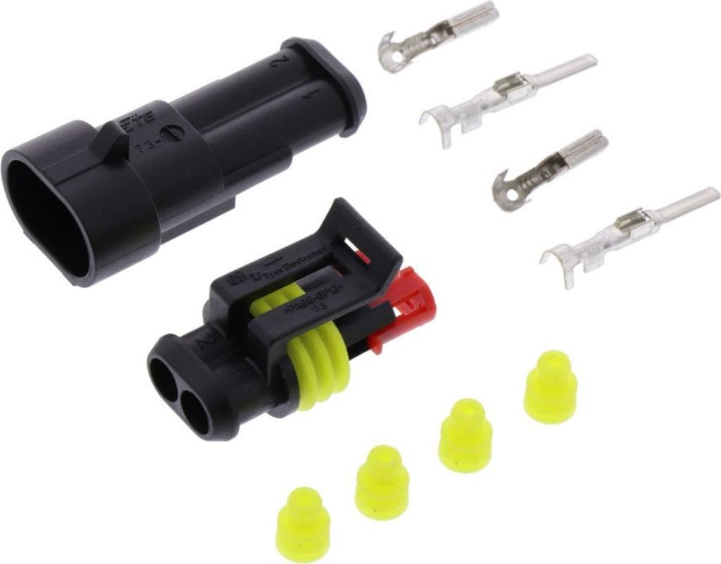 Steckgehäuse JMP Set 2-polig TYCO AMP Superseal