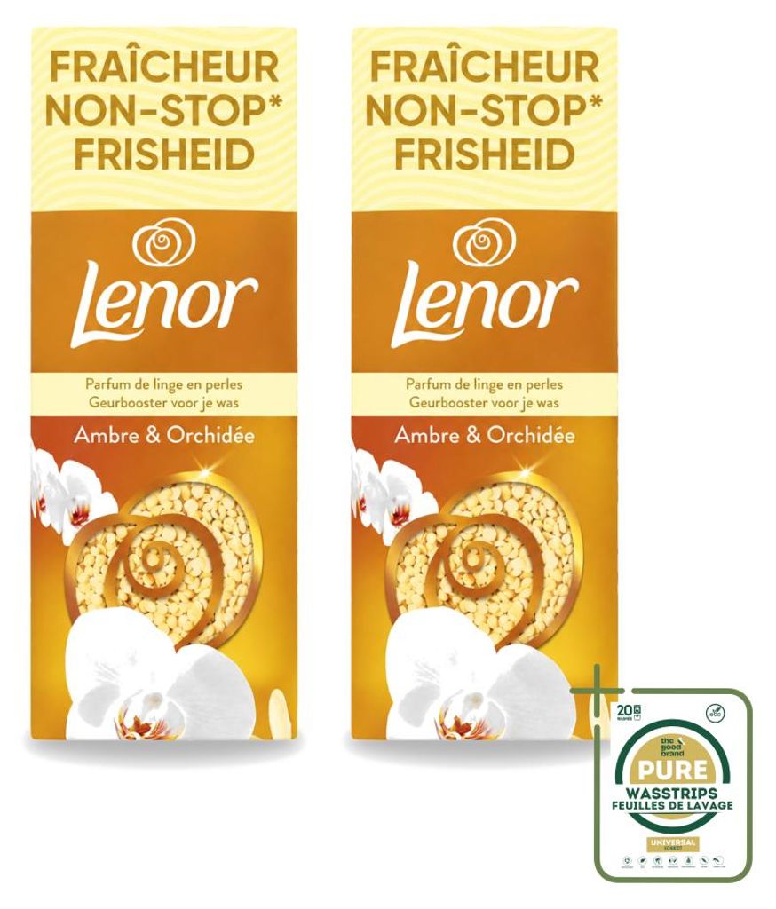 2 x Lenor Geurparels Gouden Orchidee - 570 g - Productafbeelding 