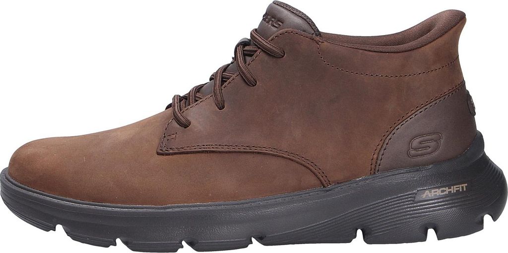 Skechers Arch Fit Garza  Veterschoenen Hoog - donkerbruin - Productafbeelding 