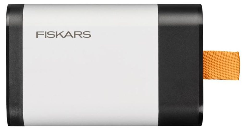 12V-4Ah-Akku für kabellose Fiskars-Gartenscheren. Powerbank. USB-C-Kabel im Lieferumfang enthalten.