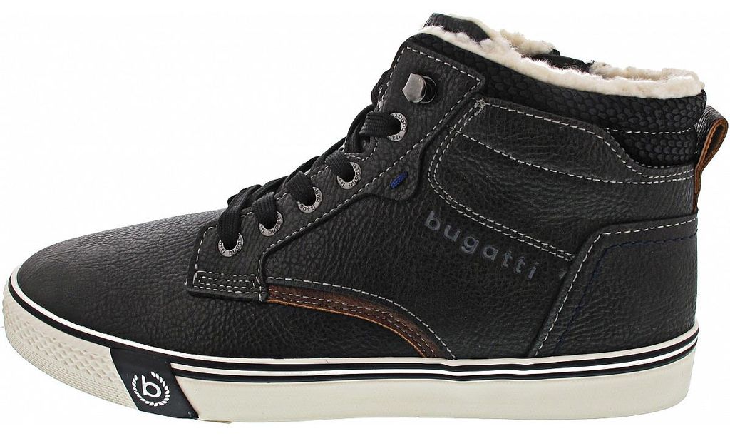 Bugatti Master Sneaker high Schwarz in Gr. 42