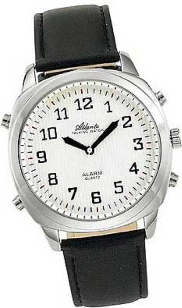 Atlanta  Sprechende Armbanduhr Quartz, mit Weckfunktion, Produktbild 