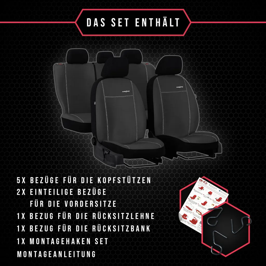 Offerta Set Coprisedili Auto Audi A4 B5 Grigio - Proteggi Ora! - 9