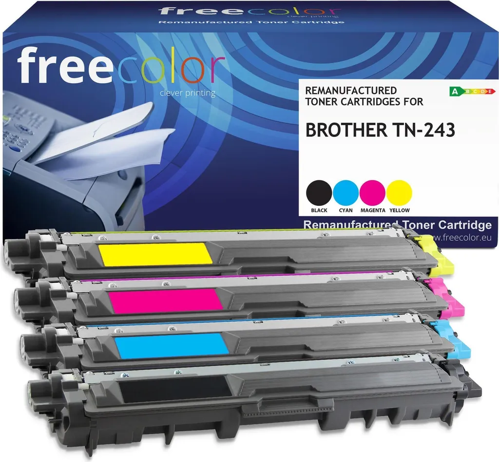 Toner TN-243 Freecolor haute capacité pour imprimante laser Brother
