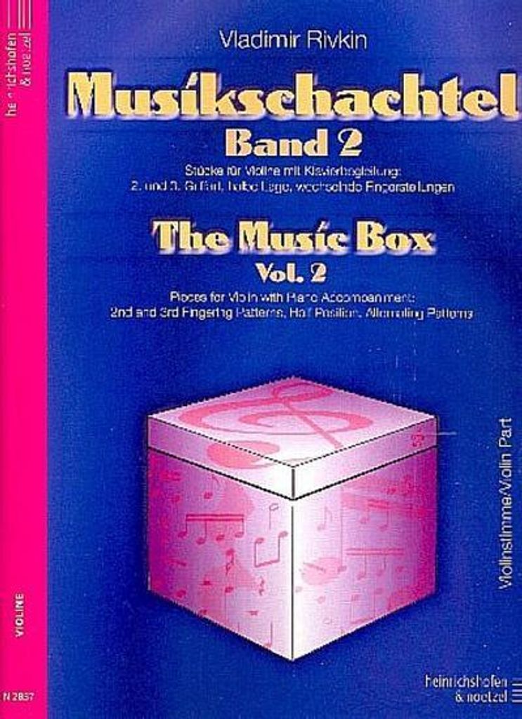 Musikschachtel Serie 2 mit halber Lage, 2. und 3. Lagenkonfiguration