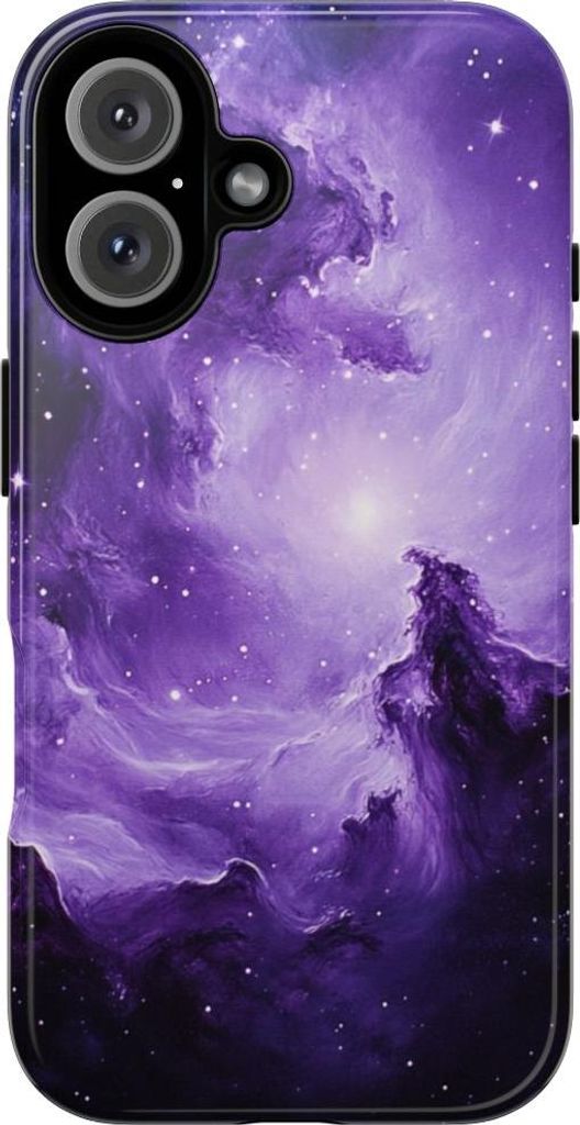Lila Nebelgalaxie – Hülle Kompatibel mit iPhone 16