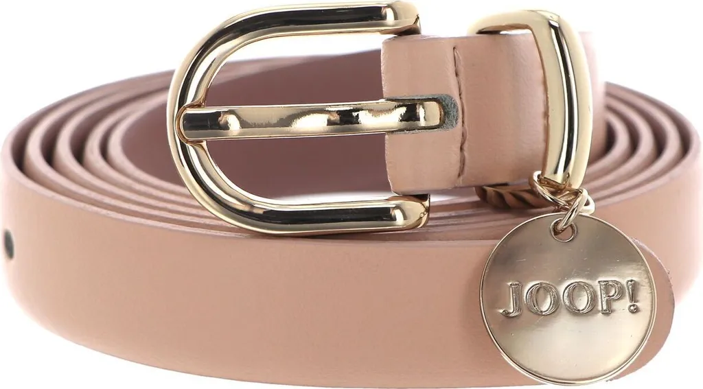 Cintura JOOP! Donna Beige Nude 2 cm - Accessorio Lusso Vera Pelle