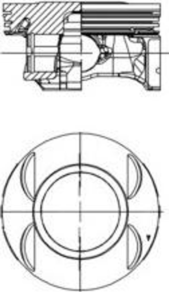 KOLBENSCHMIDT 40199600 Kolben für OPEL ZAFIRA B (A05) Produktbild 