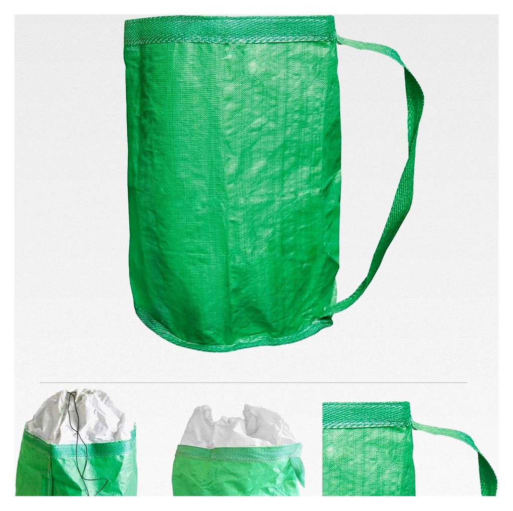 Gartensack mit Umhängegurt | 280 Liter | stabil | belastbar bis 100 kg | doppelte Nähte | verschließbar | reißfest | Gartentasche für Gartenab...