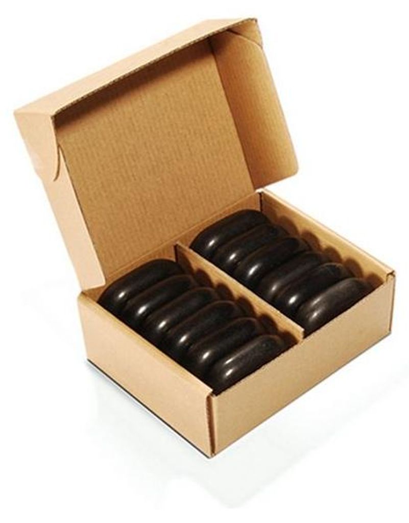 Zestaw UNIQ Hot Stone – 12 bazaltowych kamieni do masażu, Zdjęcie produktu 