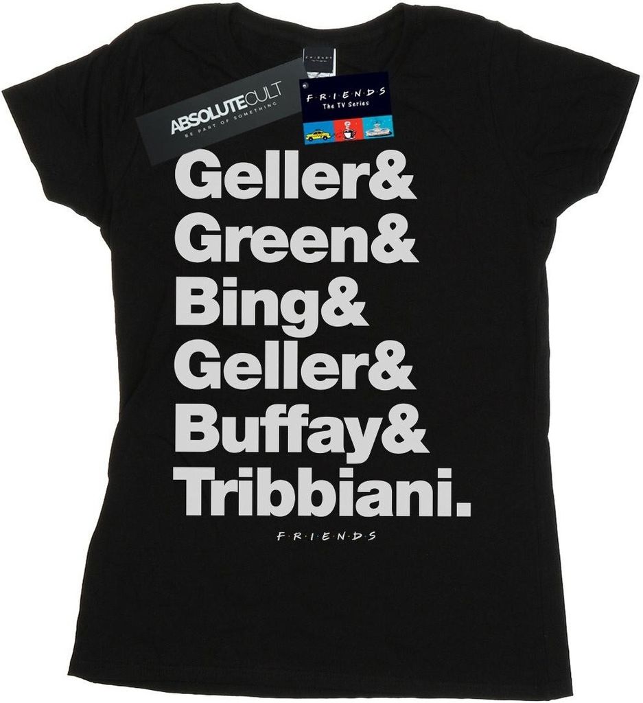Friends - T-Shirt für Damen BI21072 (S) (Schwarz) Produktbild 