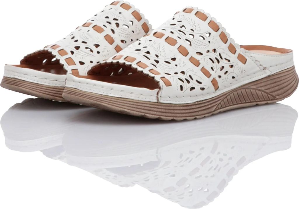 Gemini Damen Pantolette weiß Größe 38 Produktbild 