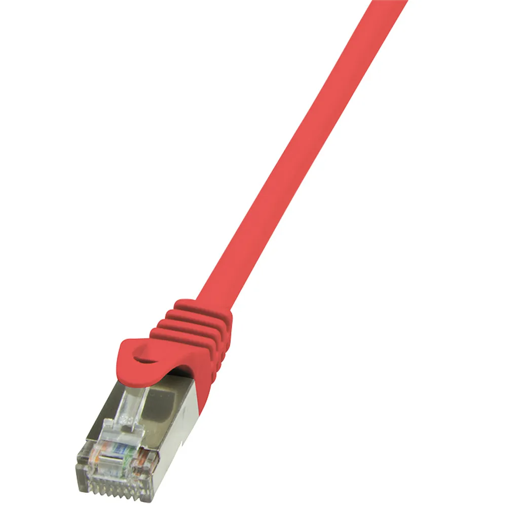 Cavo LAN LogiLink Rosso 1m CAT 5e F/UTP | Connessione Stabile e Veloce