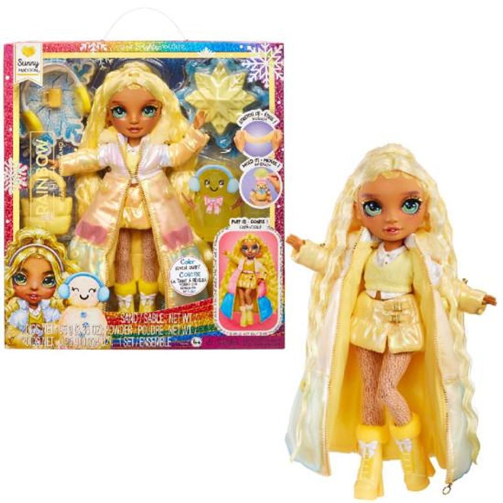 Rainbow High Winter Wonderland Doll - Sunny (Yellow) Produktbild 