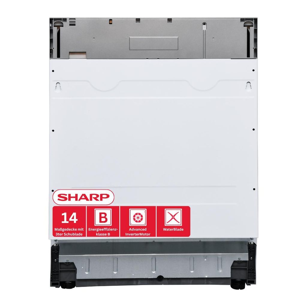 Sharp QW-NI25GI44BS-DE Einbaugeschirrspüler Produktbild 