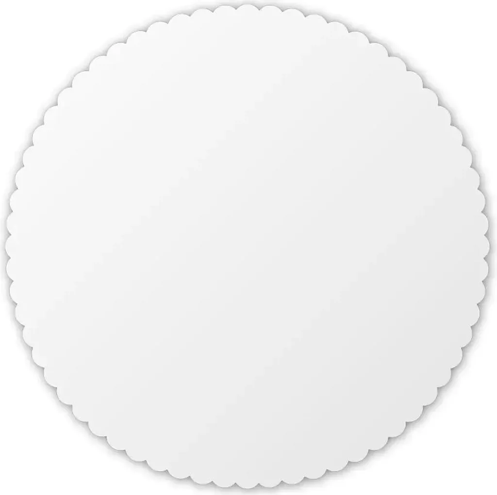 Support à gâteau carton blanc 30 cm, lot de 100 unités pour pâtisserie
