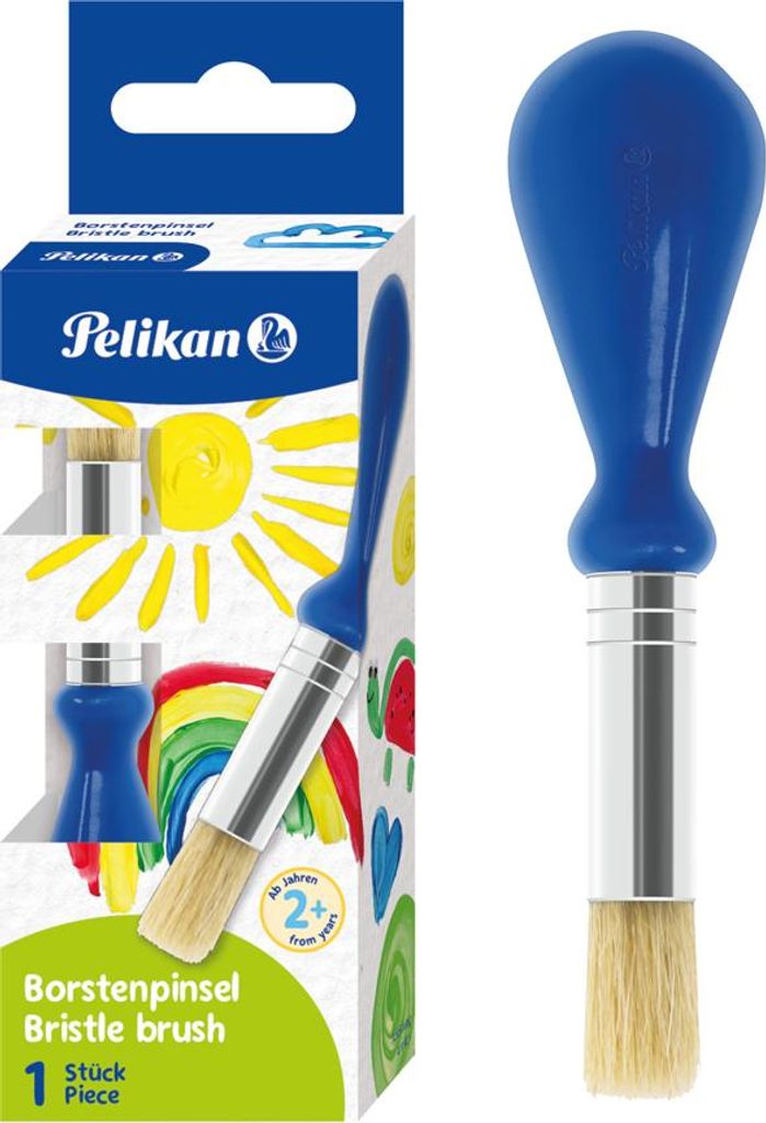 Pelikan Kleinkindpinsel mit Knubbelgriff blau Produktbild 