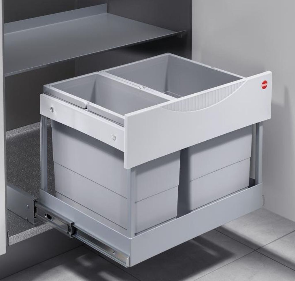 Raumspar Tandem S Plus, poubelle 12+18 L avec système Image du produit 