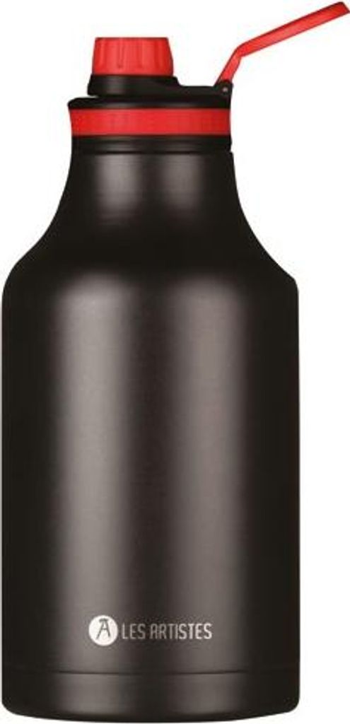 Isolierflasche 2 l schwarz – bottle'up 2.0 – die Künstler