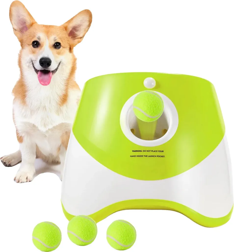 Machine à lancer les balles chien - USB et 3 distances de projection