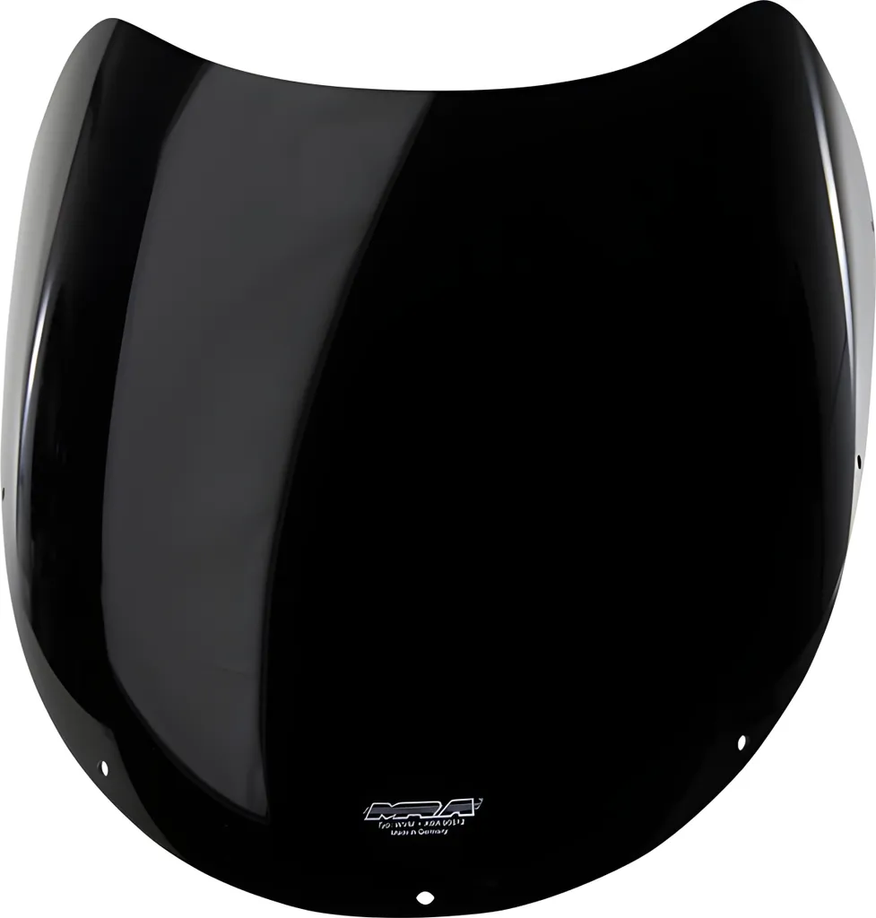 Pare-brise MRA Forme Originale O Noir avec ABE pour Gilera Saturno 491