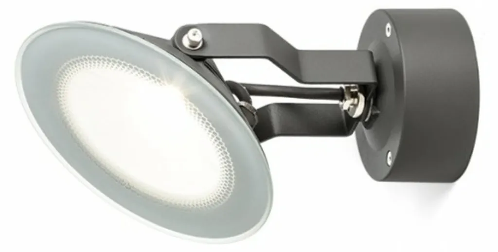 RENDL FOX Projecteur extérieur anthracite LED 9W 3000K IP65 R11753