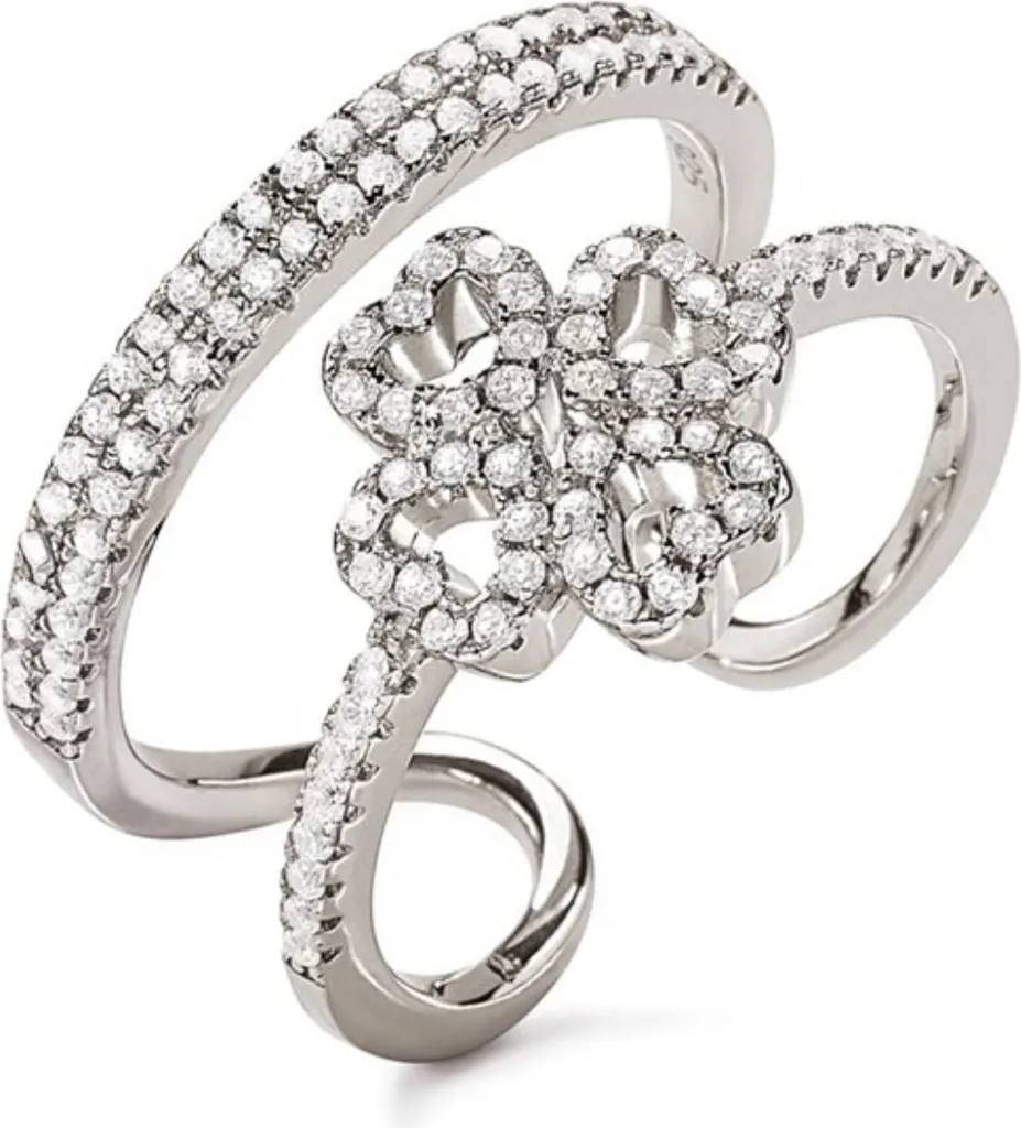 Bague Anti-Ternissement Folli Follie 3R17S015C52 - Argent Durable 52