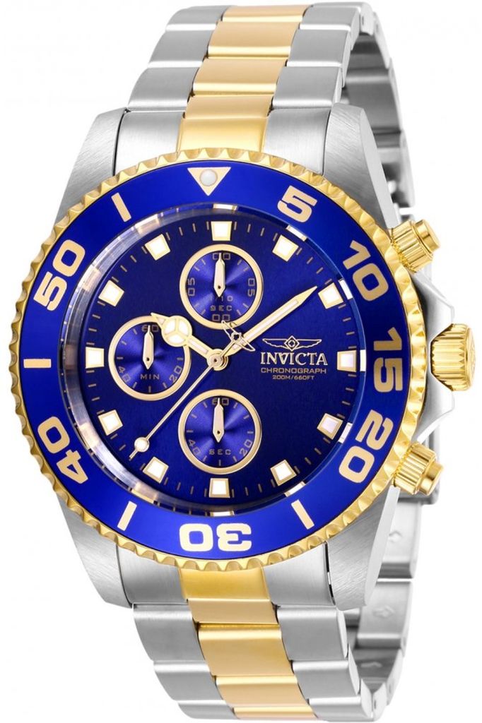 Invicta Connection 28692 Herren Uhr - Quartz Bewegung - Edelstahl mit Blauem Zifferblatt - 43 mm