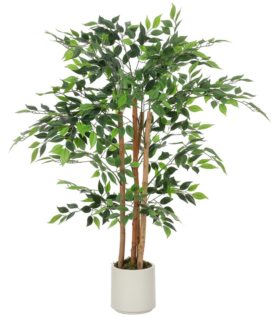 HOMCOM Künstlicher Banyanbaum 120 cm Kunstpflanze mit Produktbild 