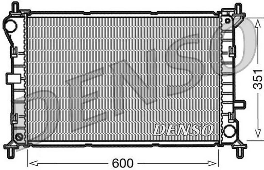 Radiateur DENSO DRM10051 pour Focus I et II - Refroidissement Moteur OE