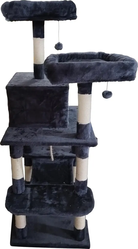 Arbre à chat robuste Trekker Mokka 145cm : Protégez enfin vos canapés