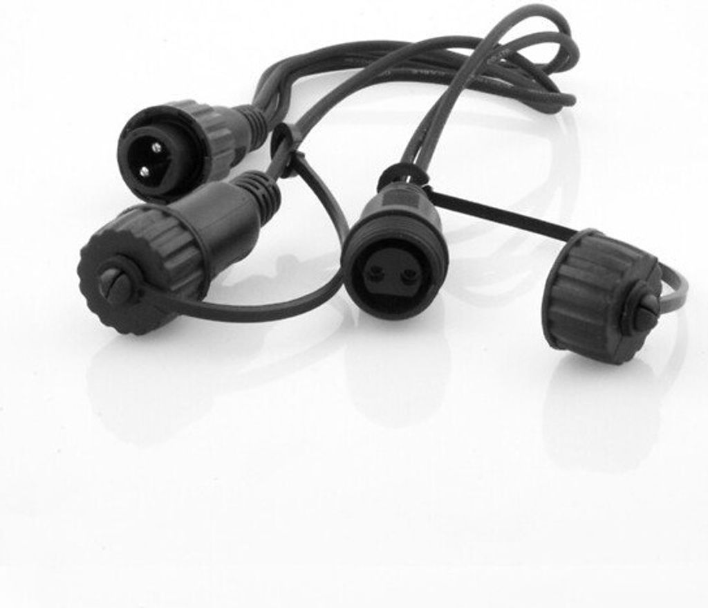 Sirius Tech-Line Lichterketten Verteiler 2-Arm 230V schwarz Produktbild 