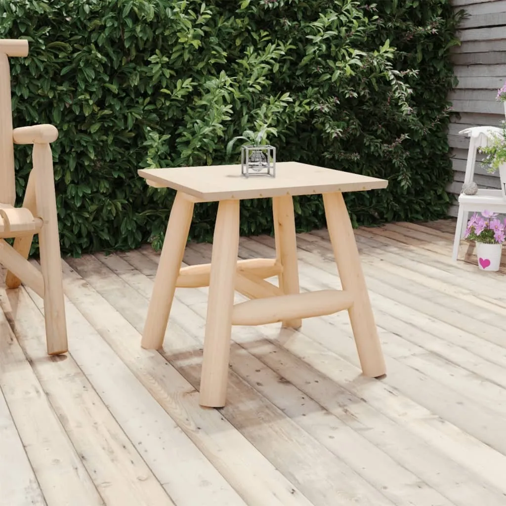 Tavolino Basso 49x49x50 cm Abete Massiccio - Prezzo Outlet Online