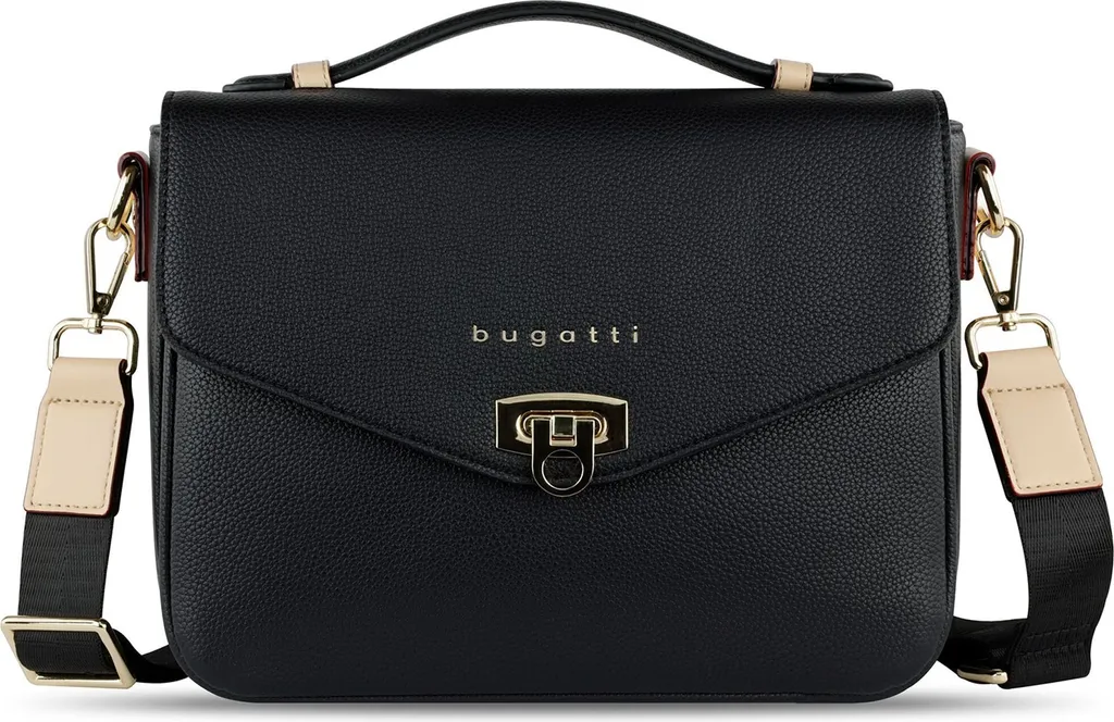 Borsa Bugatti Ella Classic - Tracolla Nera per Ufficio e Tempo Libero