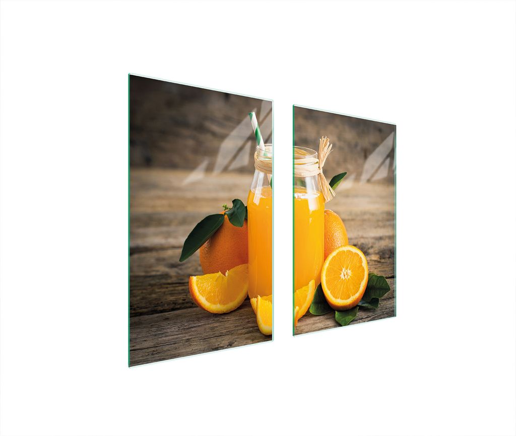 Glasschutzplatte Für Herd 75X52 Fruit
