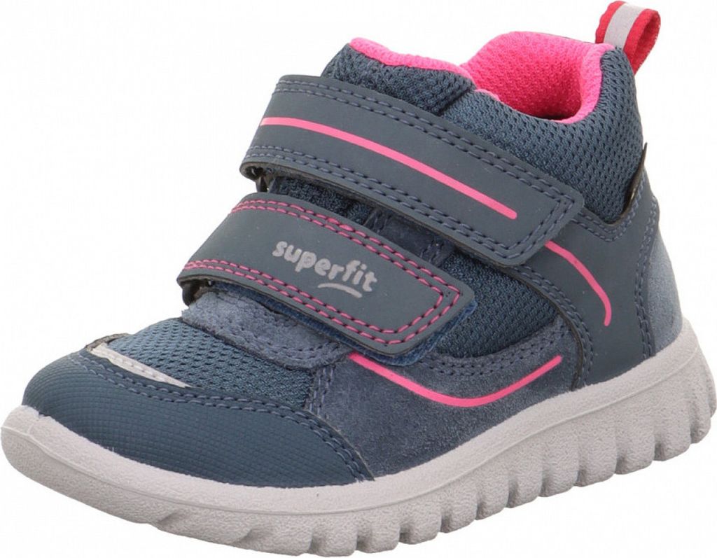 Superfit Sport 7 Mini Mädchen Halbschuhe in Blau, Größe 27