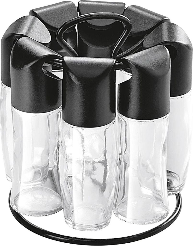 METALTEX Gewürzkarussell Spice 8 Glas 15x16x14,5cm Produktbild 