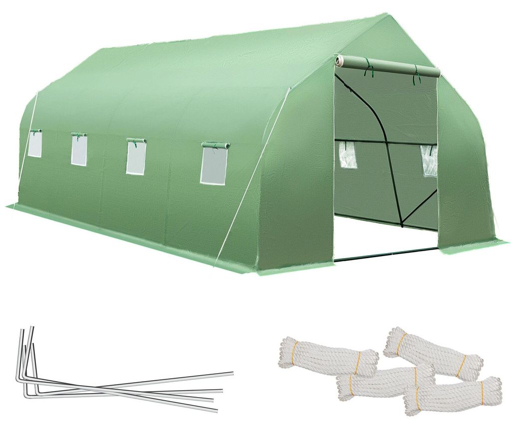 tectake® Foliengewächshaus 27 m³, in Zeltform mit 8 Produktbild 