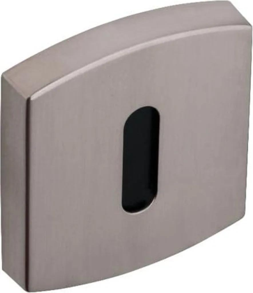 Cacher les trous de serrure avec les rosaces BEZAULT Muze aspect inox