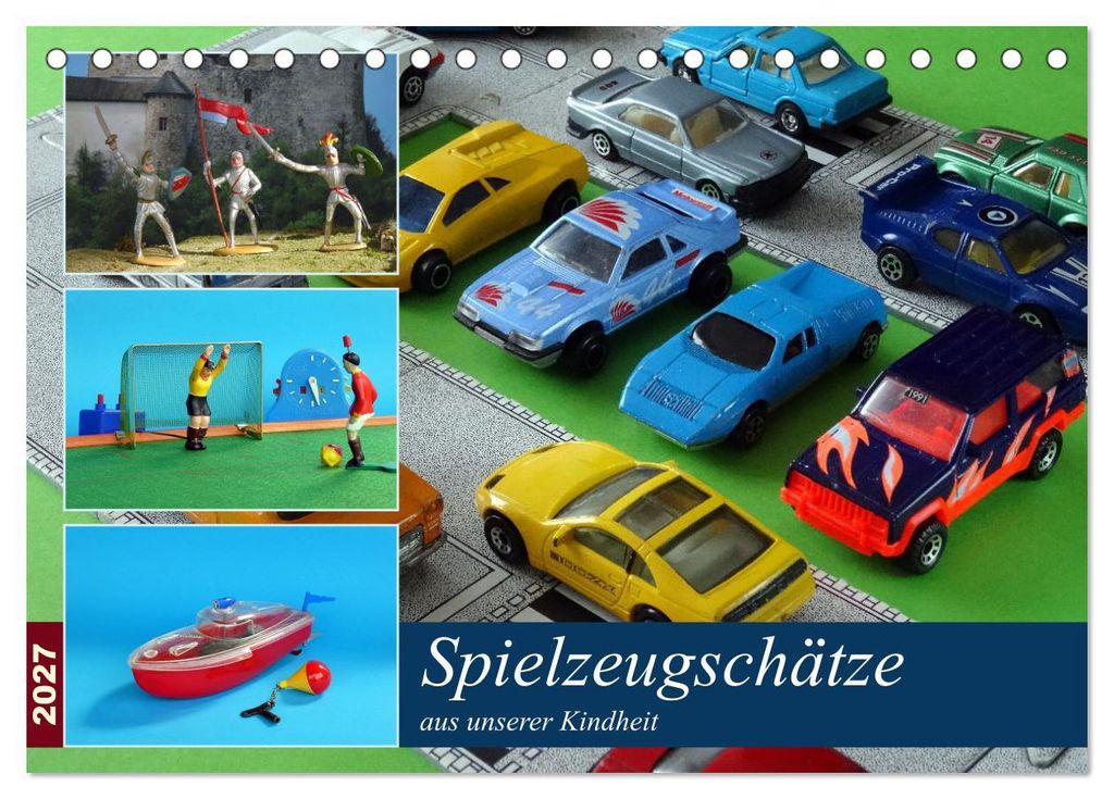 Spielzeugschätze aus unserer Kindheit (Tischkalender 2027 DIN A5 quer), CALVENDO Monatskalender