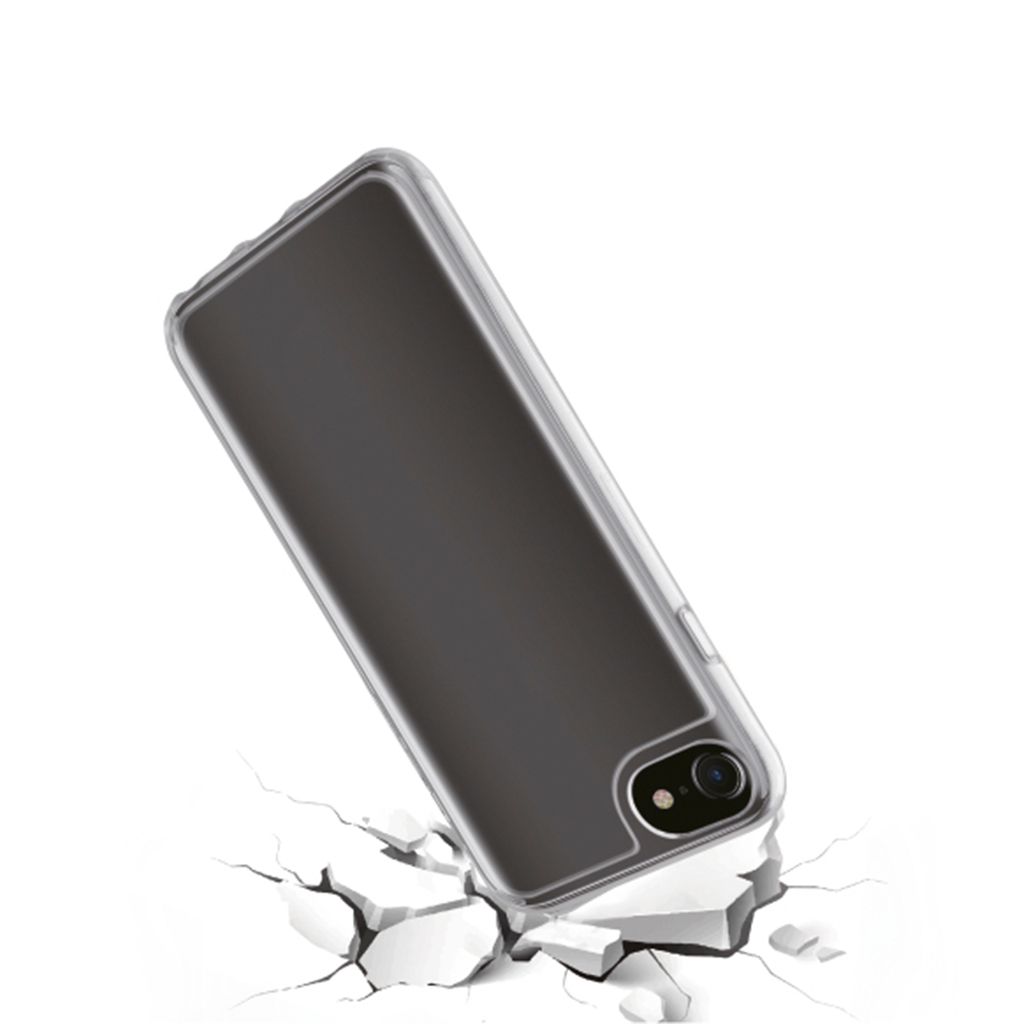ViVanco Safe and Steady, Cover, Apple, iPhone SE (2.Gen), iPhone 8, iPhone 7, iPhone 6s, 11,9 cm (4.7"), Durchscheinend