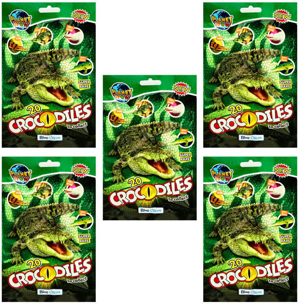 Blue Ocean Crocodiles Sammelfiguren 2025 - Planet Wow Figur - 5 Tüten